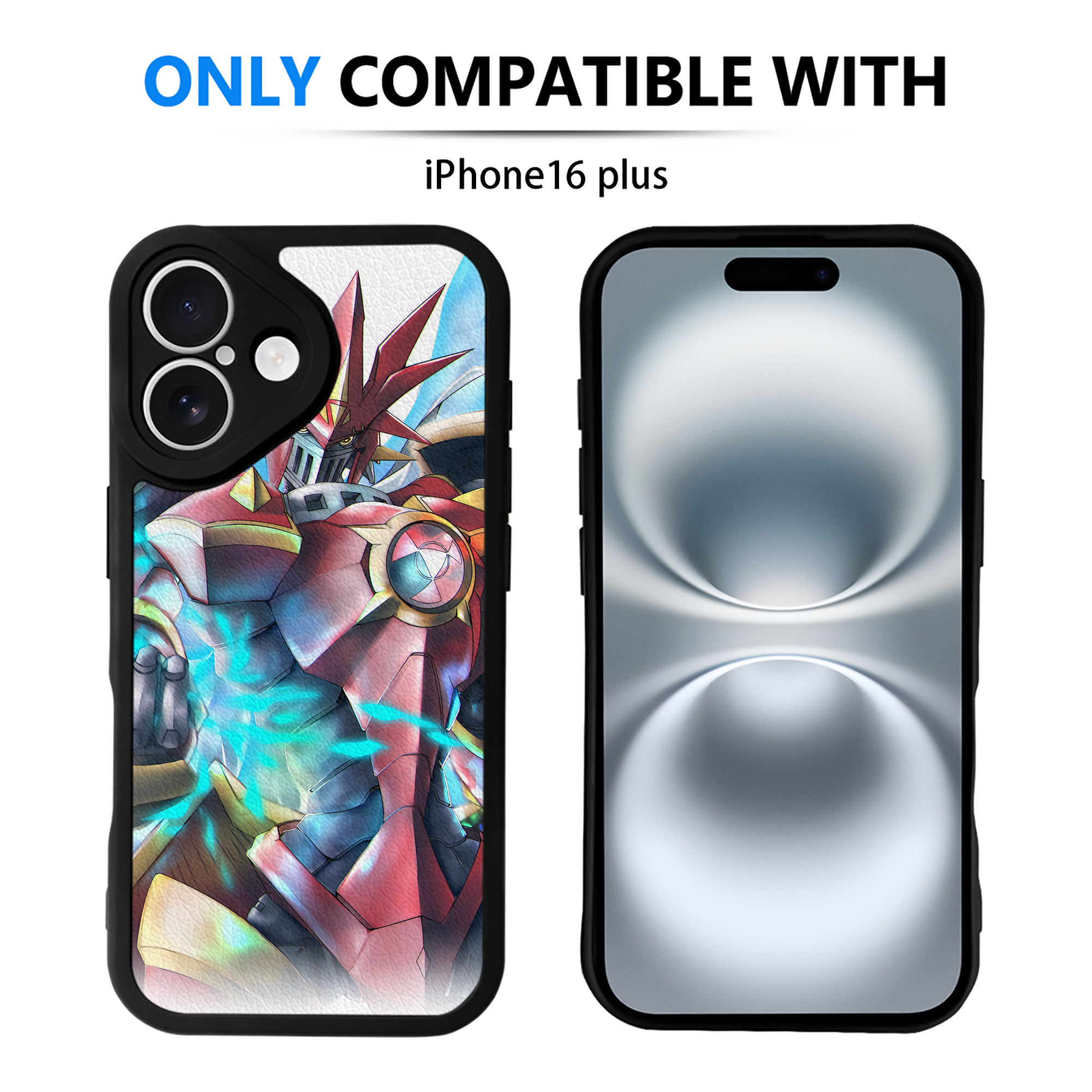 （画像用） Digimon デジタルモンスター/デジモン 【iPhone 16シリーズ対応】シリコンスマホケース（レザー調） 材質：シリコン